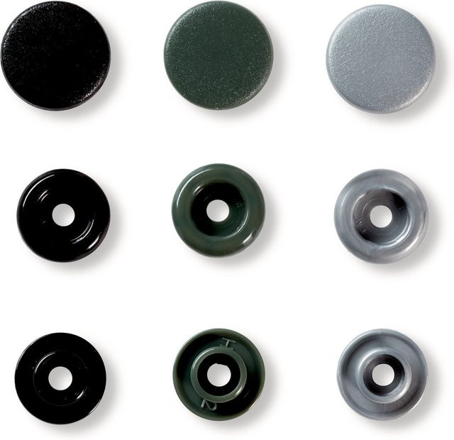 Prym Druckknöpfe Color Grau und Multicolour aus Kunststoff - Bild 1