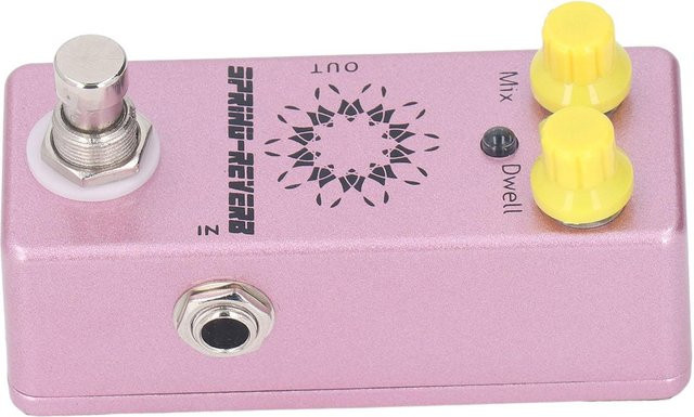 Fishine Federhall Effektpedal in Grau mit Mix Dwell Reglern und Aluminiumlegierung - Bild 1