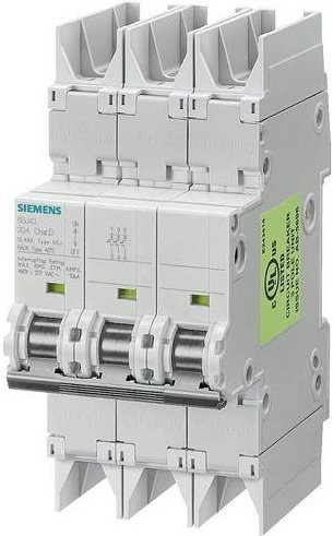 Siemens Leitungsschutzschalter 5SJ4325-7HG42 25A 400V Grau - Bild 1