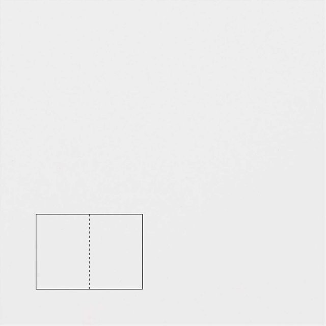 Rico Design Paper Poetry Klappkarten Essentials B6, 5 Stück, Transparent Hochweiß - Bild 1