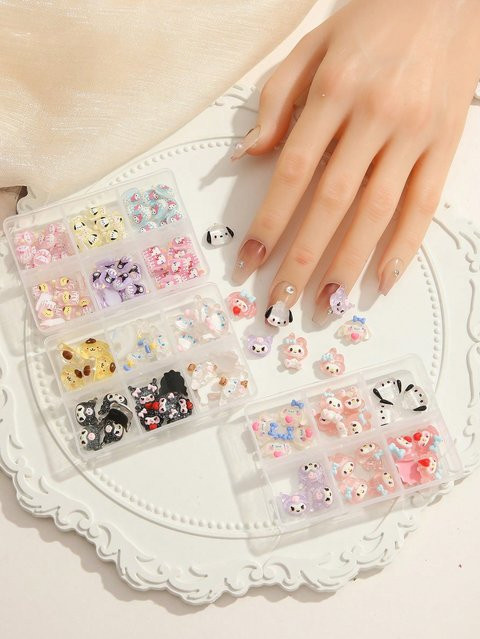 MINISO Nagel Charms Mixed Design, Glänzend - Bild 1