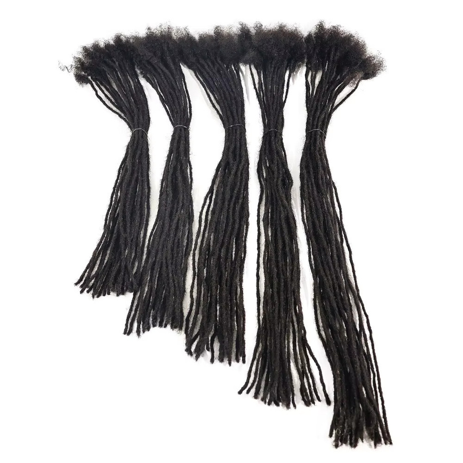 Doralia Dreadlock-Extensions, 100 % Echthaar, 20 Strähnen, Unisex - Bild 5