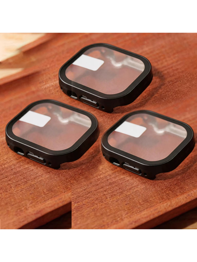 Apple Watch Ultra Zubehör, Schutzhülle mit Displayschutz, Schwarz - Bild 5