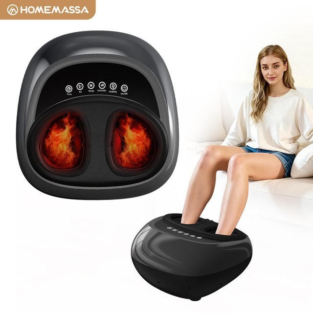 HIMOUTA Fußmassagemaschine, Schwarz, Unisex - Bild 1