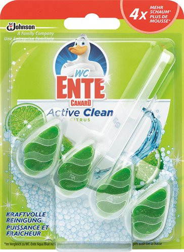 WC-Ente Active Clean Citrus Splash WC-Einhänger von SC Johnson, Grün, 38,6 g - Bild 1