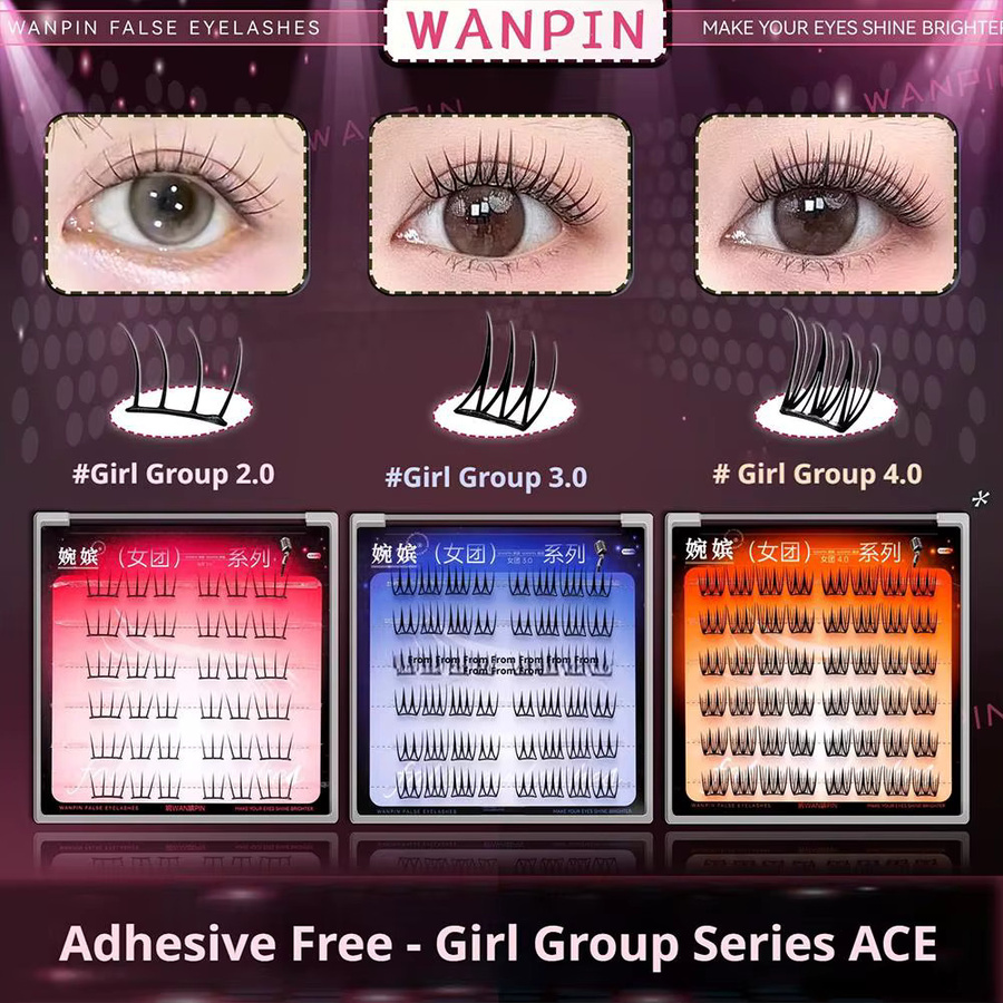 3D Künstliche Wimpern, Natürliches Volumen, Wiederverwendbar, Unisex - Bild 3