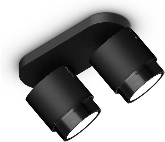 Occhio lui alto doppio VOLT LED-Deckenstrahler in Schwarz matt mit Zoom-Kopfeinsatz und warmweißem Licht (3000K) - Bild 1