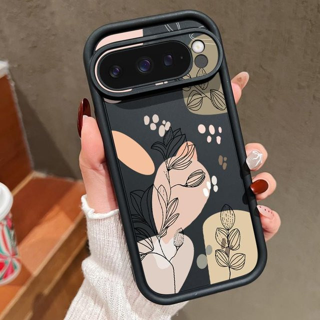 Stoßfeste Silikon Handyhülle mit Blumenmuster für Google Pixel 10 9 Pro XL 8 7 Pro Multicolor - Bild 1