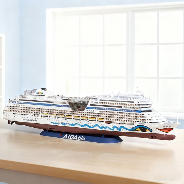 AT 99 MODEL Aida Luxus-Kreuzfahrtschiff-Montagemodell, 1:400, statisches Modell - Bild 1