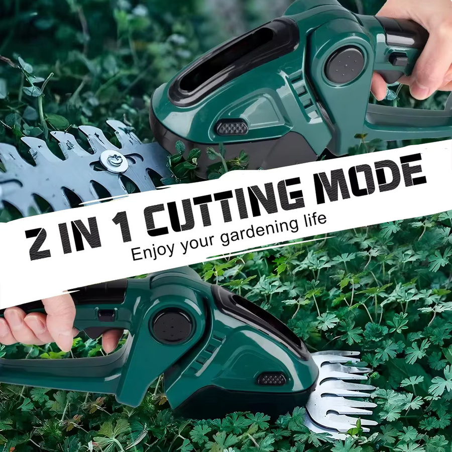 2-in-1 Akku-Heckenschere und Strauchschere für Makita 18V LXT Akkus, 20000 U/min, Grün - Bild 5