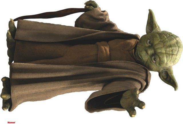 KOMAR Star Wars Yoda Dekosticker Selbstklebefolie, B/H: 100 x 70 cm, bunt - Bild 3
