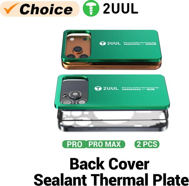 2UUL DA68 Thermoplatte für die hintere Abdeckung zur Reparatur der IP17-Serie als Heißpresswerkzeug für Wärmeleitkleber und Aushärtung - Bild 1