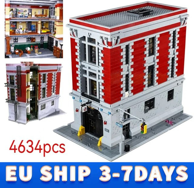 TEOK Feuerwehrstation-Modell, Baustein-Set, 4634 Teile - Bild 1