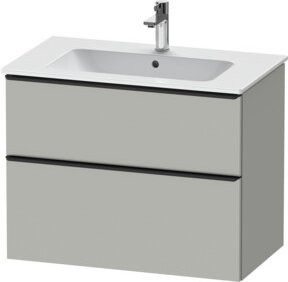 Duravit Waschtischunterschrank D-Neo in Weiß und Grau, Wandmontage, B/T/H: 81 x 46,2 x 62,5 cm - Bild 1