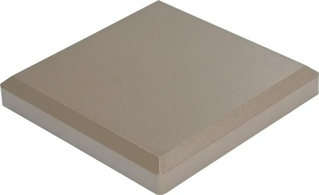 GroJa Fertigzaun-Pfostenkappe in Bi-Color Sand, Breite: 7 cm - Bild 1