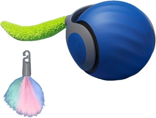 Var Vogue Katzenspielzeugball, blau, USB wiederaufladbar - Bild 1