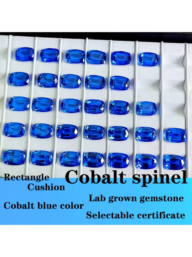 CHAOPAIZHIWU Anhänger Kobalt-Spinel, Zirkonia, Bunt, Unisex - Bild 5