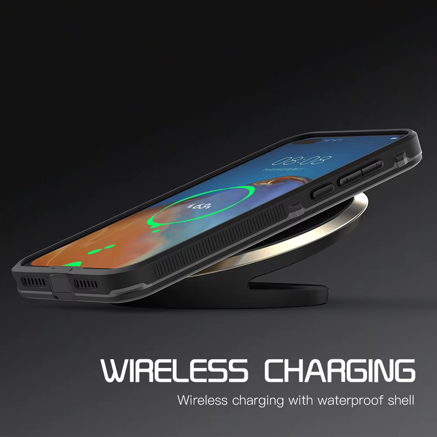 Wasserdichte Schutzhülle IP68 für Huawei P40, P30 Pro und P20 Lite in Schwarz für Outdoor-Sport, Schwimmen und Tauchen - Bild 4