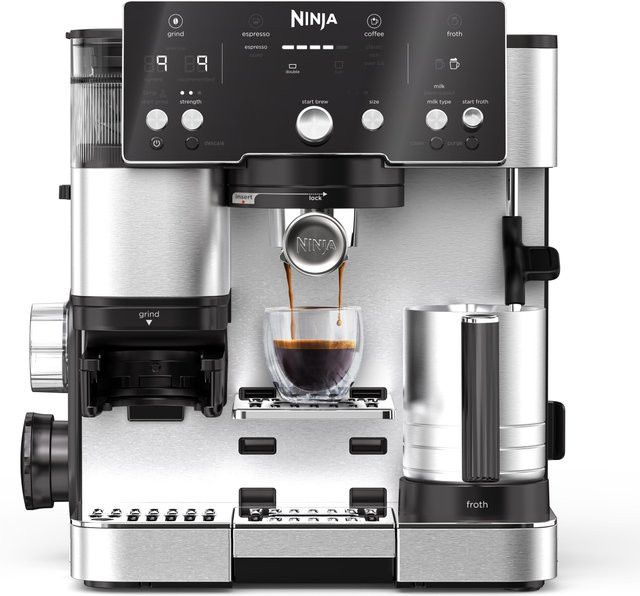 Ninja Luxe Café Essential ES501EU Siebträger-Espressomaschine in Silber - Bild 2