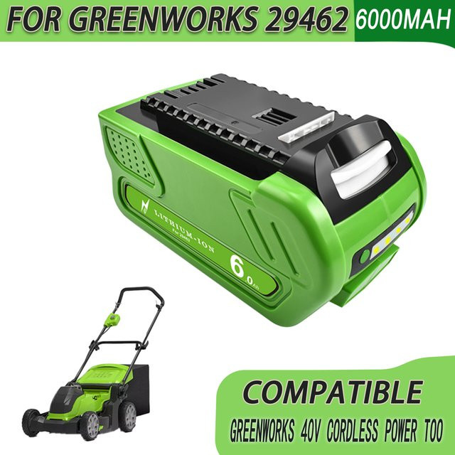 GreenWorks 40 V 6000 mAh Ersatzakku für G-MAX Rasenmäher und Akku-Werkzeuge der Serien 29462, 29472 und 29282 - Bild 1