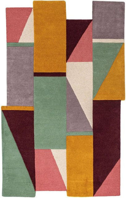 Flair Rugs Wollteppich Shuffle Shaped in Multicolour, B/T: 120 x 180 cm - Bild 1