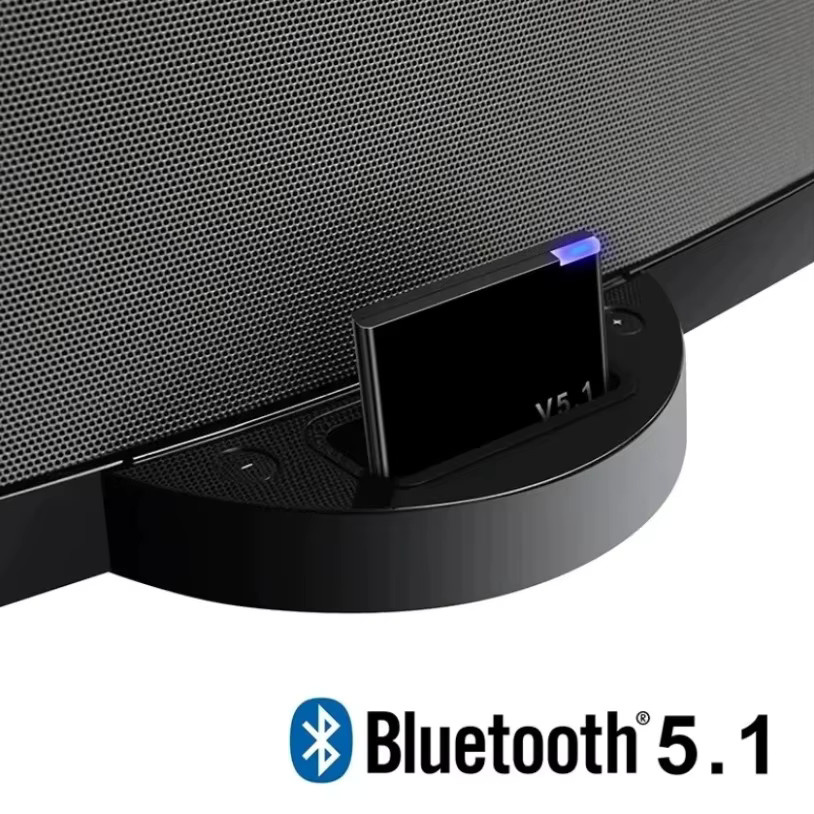 I-WAVE Bluetooth 5.1 Audio Receiver A2DP Mini Wireless Adapter für iPhone und iPod mit 30-Pin-Anschluss, Schwarz - Bild 6