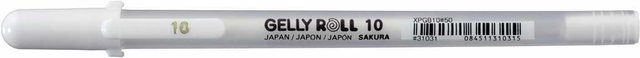 SAKURA 3D-Roller Gelly Roll Gelstift in Weiß - Bild 1