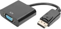 Digitus DisplayPort zu VGA Adapter AK-340410-001-S Schwarz - Bild 1