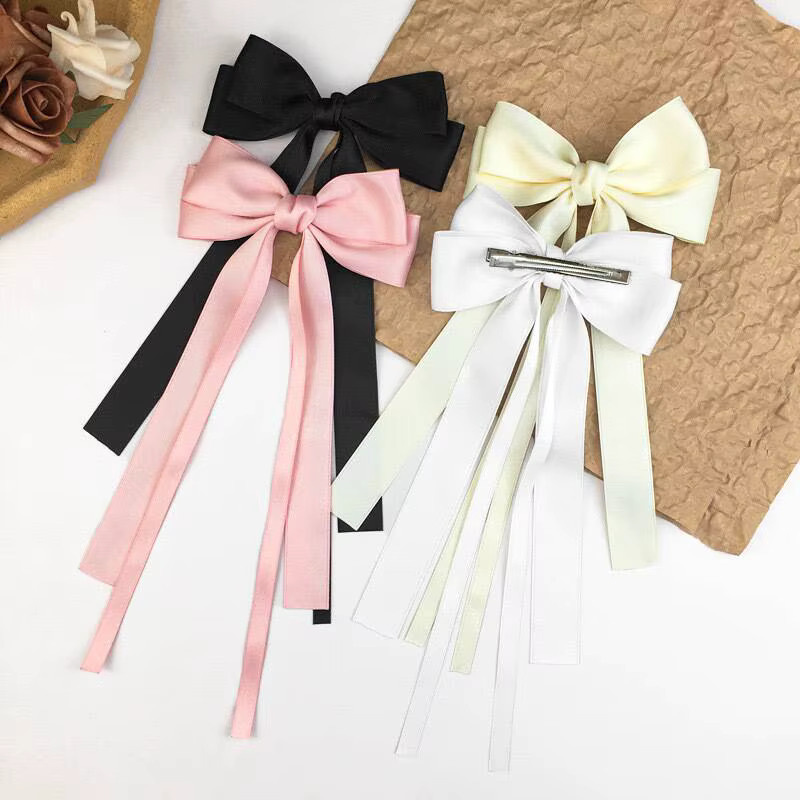 Haar-Clip mit Doppel-Bowknot und Quaste, Damen - Bild 2