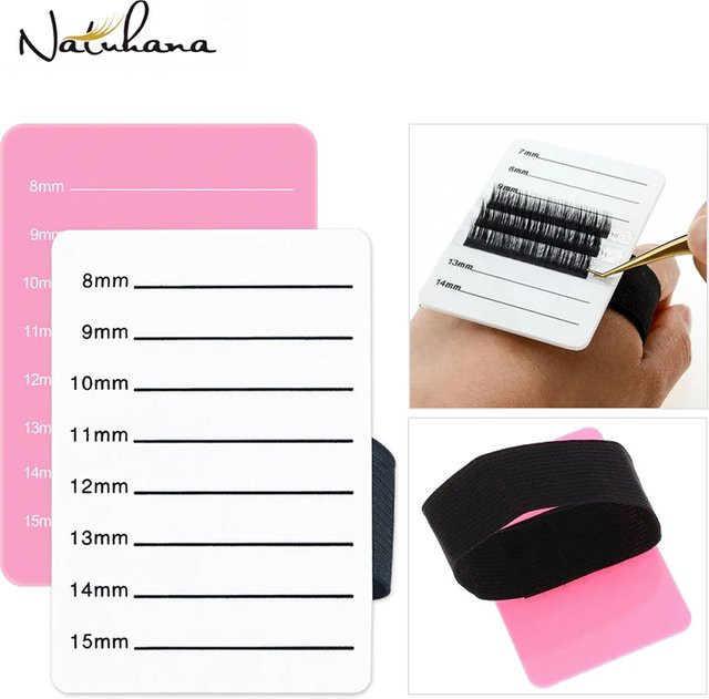 NATUHANA Wimpern-Pad-Ständer-Palette aus Acryl, Organizer, Unisex - Bild 1