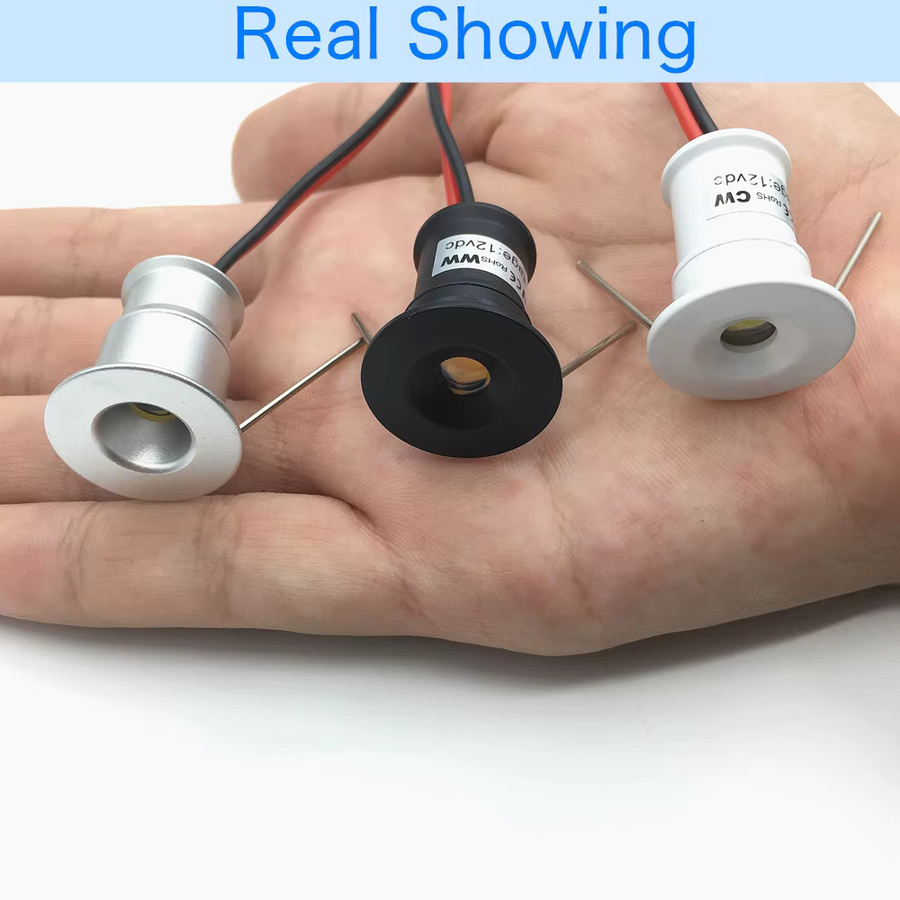 YELEDWAY Mini LED-Strahler 12V IP65 dimmbar in Weiß für Ambiente-Beleuchtung an Treppen, Schränken und Fluren - Bild 3