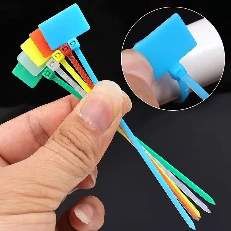Bunte Nylon-Kabelkennzeichnungs-Etiketten und wasserdichte Kabelbinder für dein Kabelmanagement in Weiß und Multicolour - Bild 4