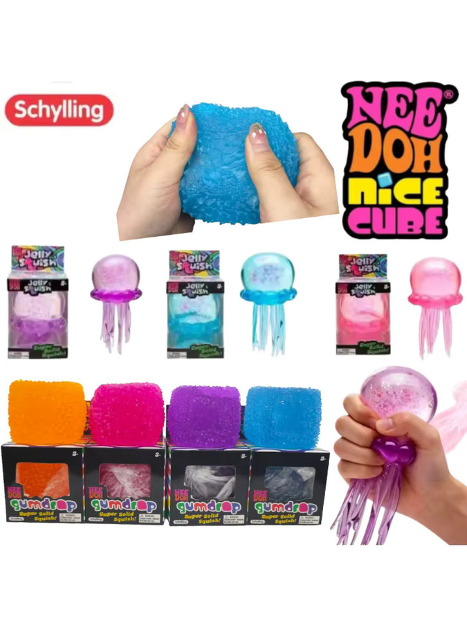 Schylling Quallen & Maltose, Sensorisches Fidget-Spielzeug, Blind Box, ab 3 Jahren - Bild 6