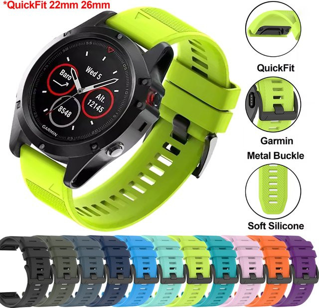Garmin Uhrenarmband Silikon, 22 26 mm, Unisex - Bild 1
