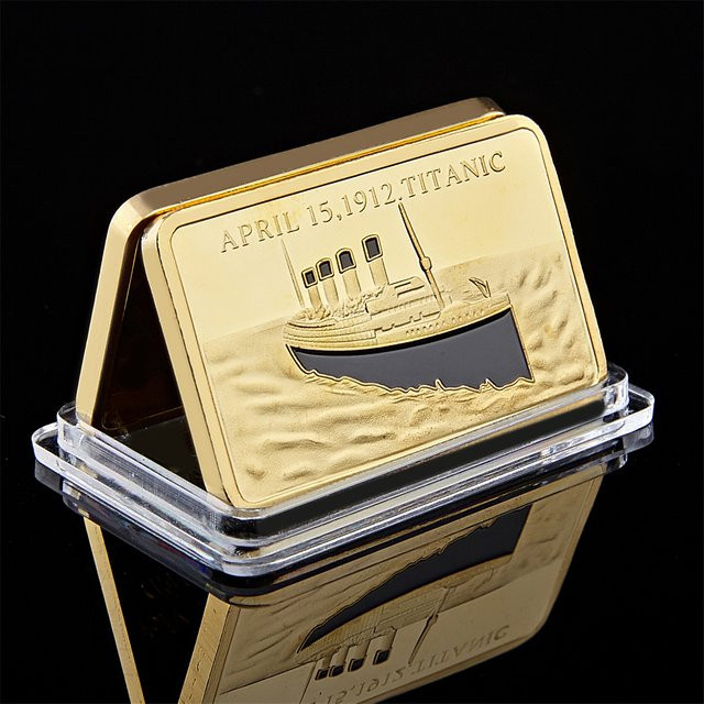 SMJY Titanic RMS Gedenkbar Gold 1 Unze Münzsammlung - Bild 1