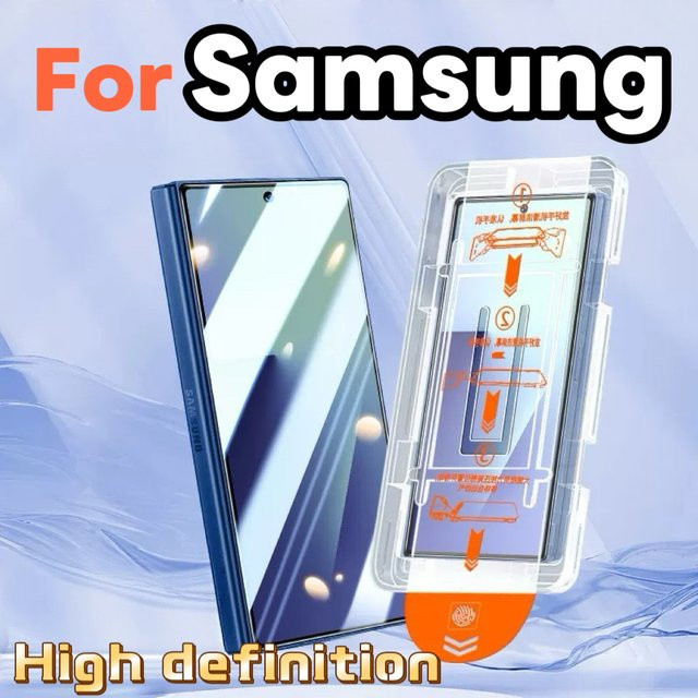 Samsung Displayschutzfolie aus gehärtetem Glas für die Samsung Galaxy-Serie in Transparent - Bild 1