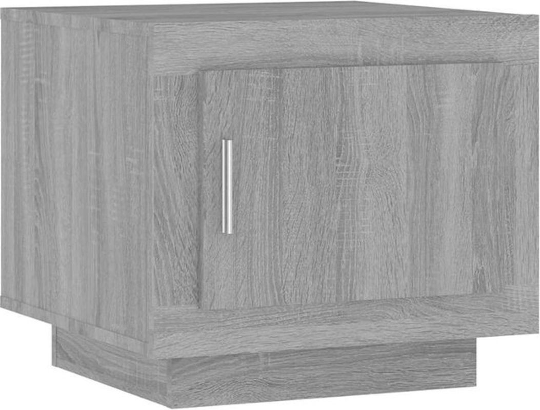 Couchtisch Vidaxl in Grau Sonoma aus Holzwerkstoff B/T/H: 51 x 50 x 45 cm - Bild 1