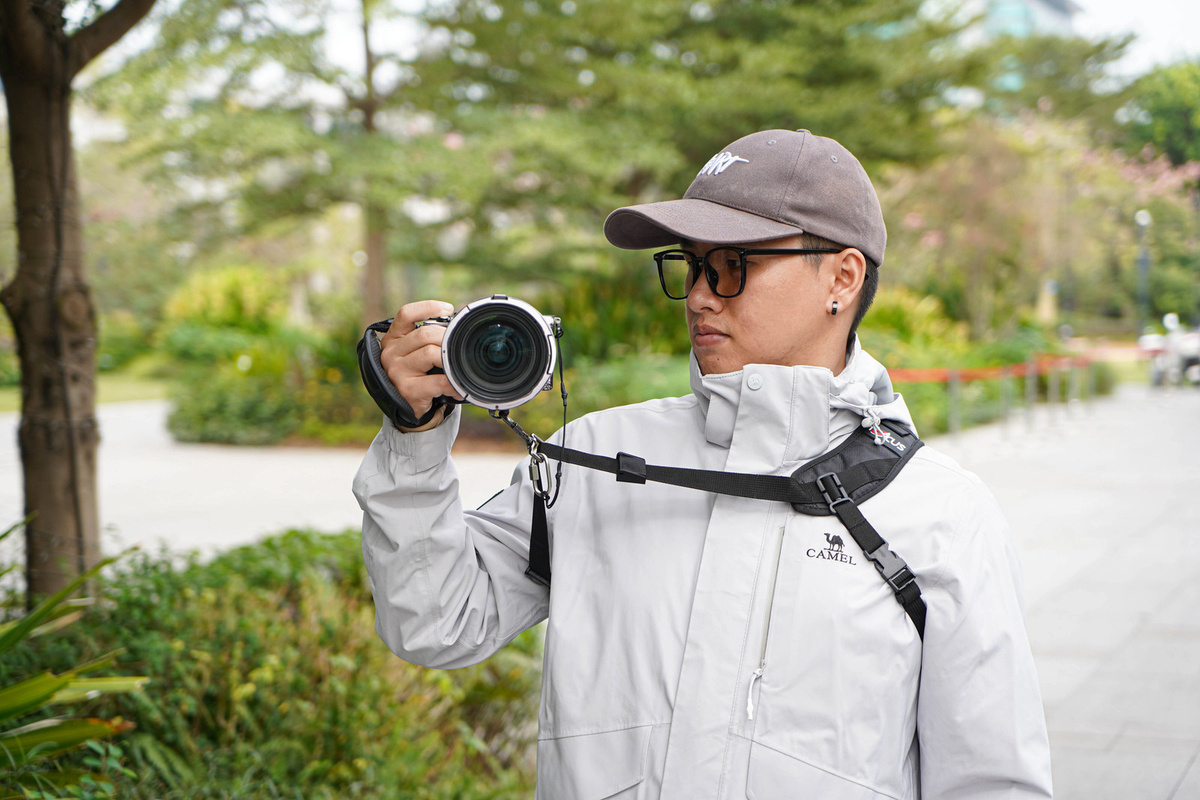 NiYi Dreipunkt-Schultergurt in Schwarz zur Nacken- und Druckentlastung für SLR und DSLR Kameras mit 1/4-Zoll-Schraube - Bild 6
