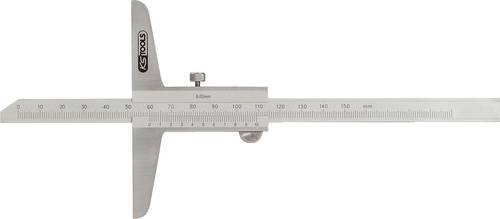 KS Tools Tiefenmessschieber aus Edelstahl in Silber, Messbereich 0-150 mm - Bild 1