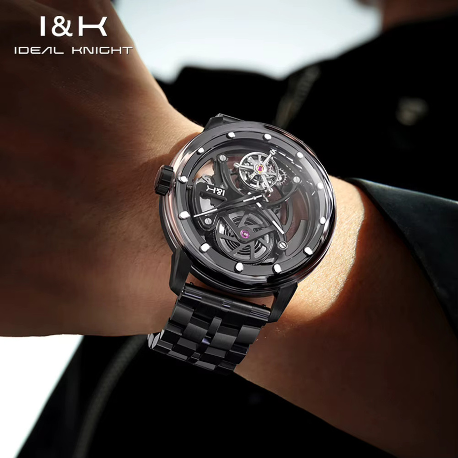 OUPINKE Armbanduhr, Automatik, Edelstahl, Weiß, Herren - Bild 4