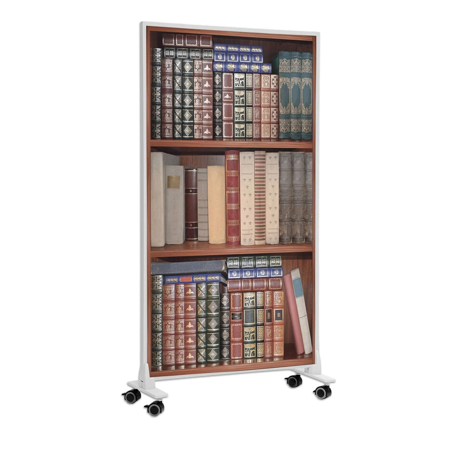 Könighaus Infrarotheizung Bücherregal mit Rollen, Weiß, 450 W - Bild 2