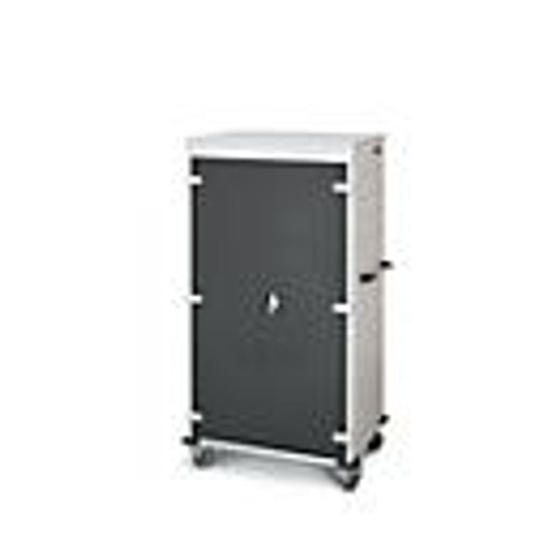 rotstahl Laptopwagen mit 26 Fächern und Ladefunktion, anthrazit, B/T/H: 92 x 50 x 154 cm - Bild 3