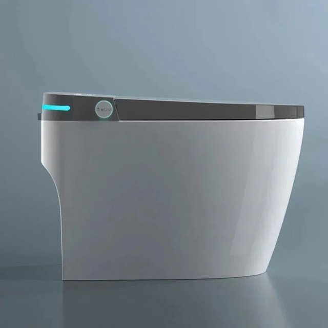 Intelligente Keramik Toilette mit Bewegungssensor und automatischem Bidet von FULANG in Weiß oder Grau - Bild 1