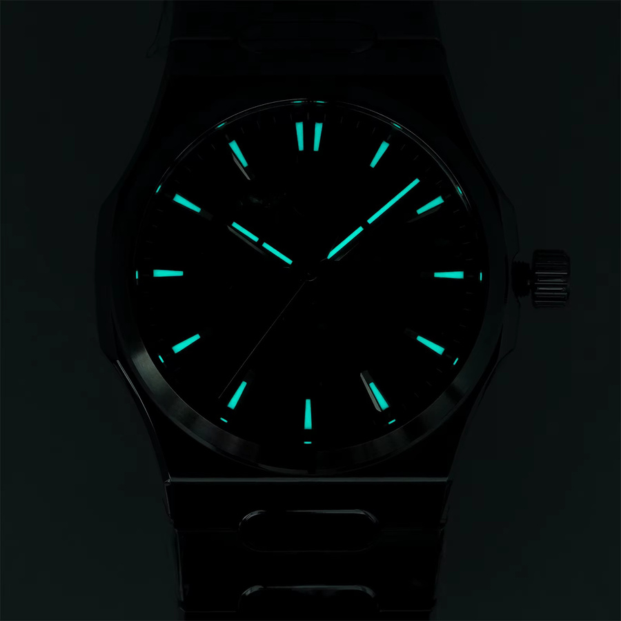 Watchdives Armbanduhr, Quarz, Edelstahl, 39 mm, Herren, Grün - Bild 4