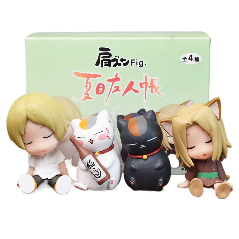 Bandai Natsume's Buch der Freunde Kata-zun Fig Blind Box Sleepy Nyanko Sensei Figurenset - Bild 4