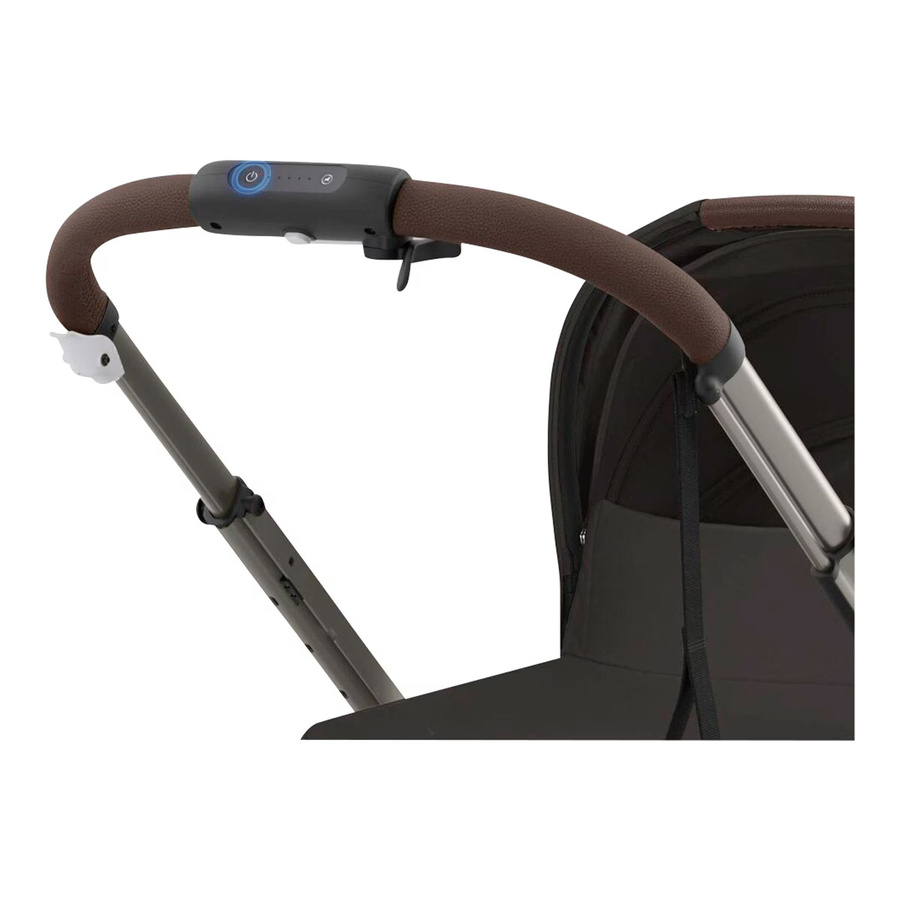 Cybex Gold Kombikinderwagen eGazelle in Braun mit Federung und Schwenkrädern - Bild 2