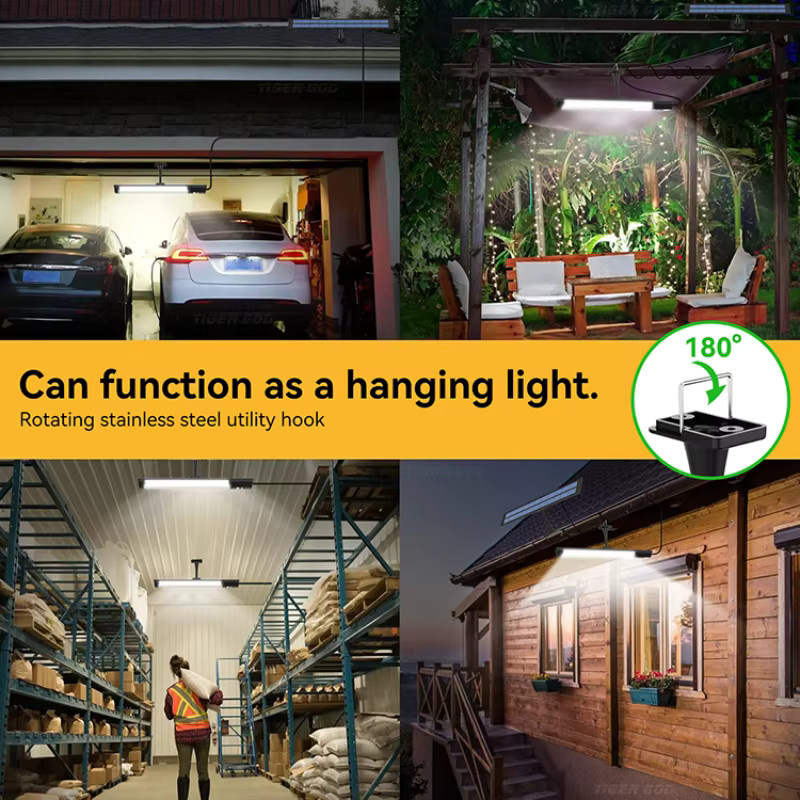 SerRickDon Solar-LED-Außenwandleuchte mit 158 LEDs und Bewegungssensor, Schwarz, Modernes Design für Garten und Außenbereich - Bild 6