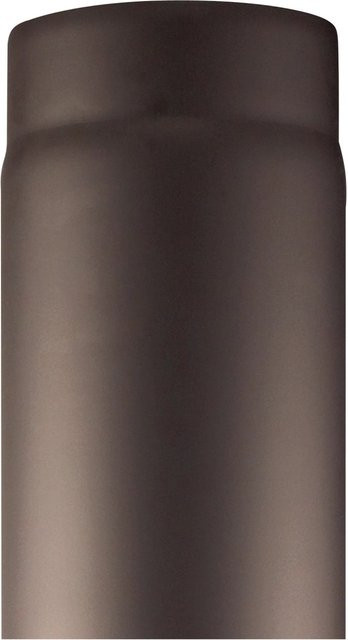 Firefix Rauchrohr aus Stahl, Durchmesser: 120 mm, Länge: 25 cm, Schwarz - Bild 1