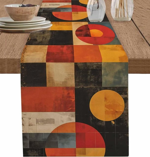 Runde Polyester-Tischdecke von JINGYUE Pet mit grünem Ananas- und tropischem Blattmuster, Durchmesser: 150 cm - Bild 1