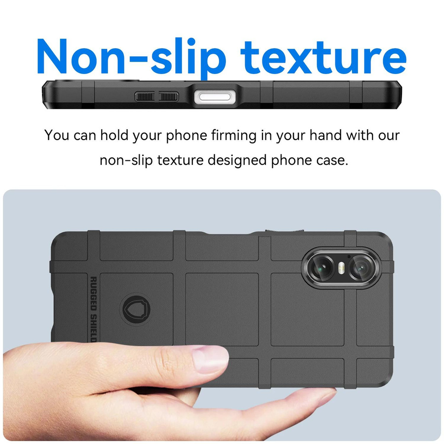 Robuste TPU-Schutzhülle für Sony Xperia 10 VI in Schwarz - Bild 3